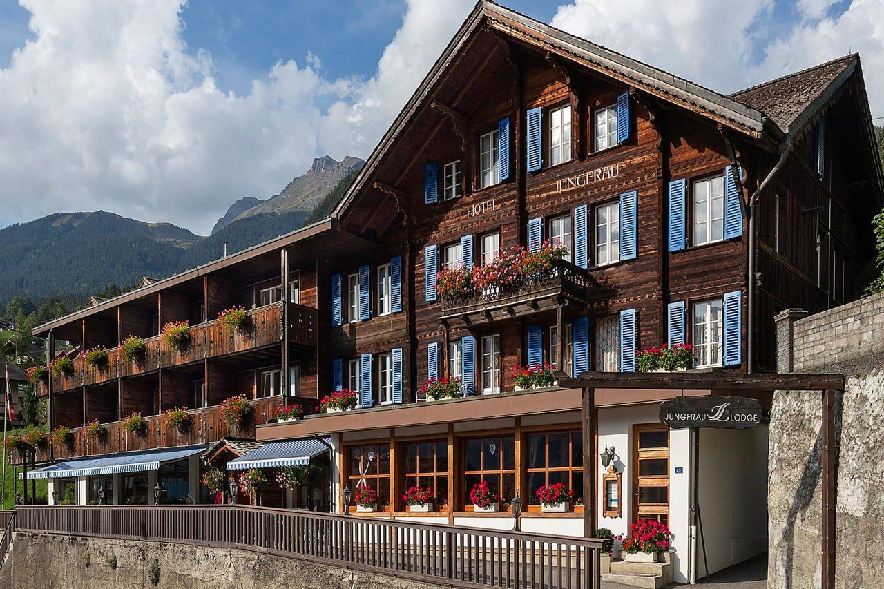 Jungfrau Lodge, Swiss Mountain Hotel Grindelwald Exteriér fotografie